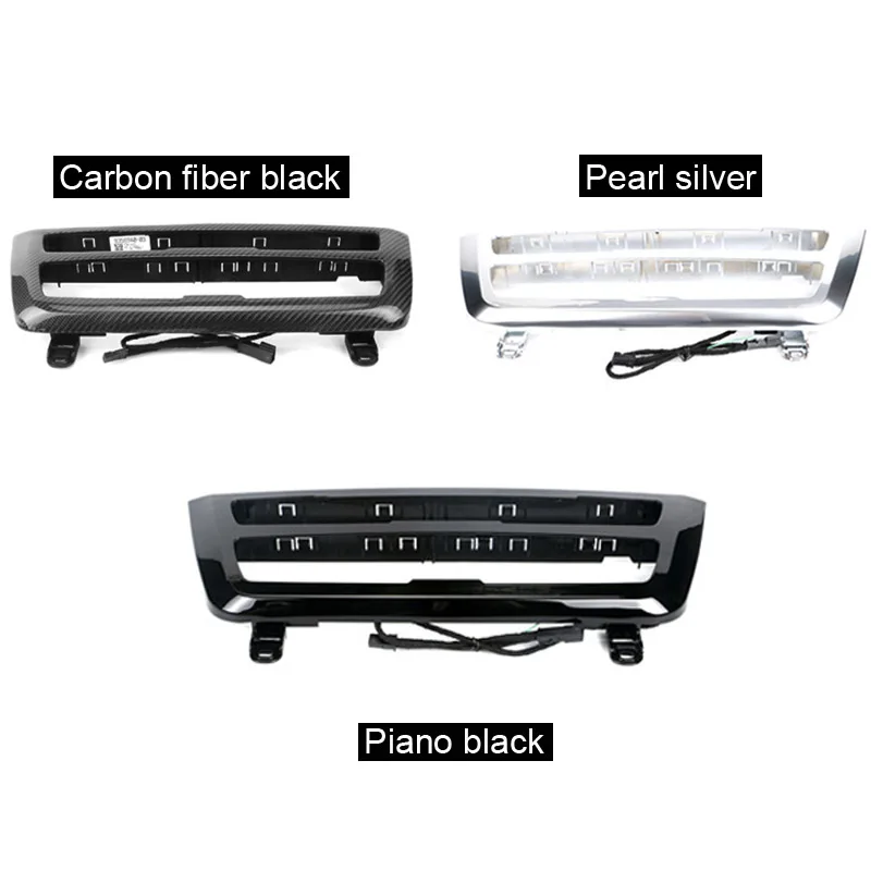 

radio trim led dashboard center console AC panel light with blue and orange color Atmosphere light For BMW 3 & 4 series F30 LCI