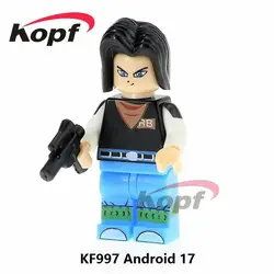 Один Продажа Dragon Ball Z Android 17 будущее Мужские шорты для купания черный Гоку идеальный Cell Freiza фреиза Строительные блоки Дети подарок игрушки