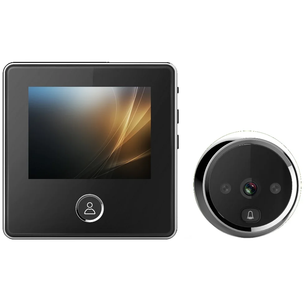 

Hot mirilla digital video peephole door bell 3.0 inch LCD 1.0 Megapixels doorbell IR Night Vision Photos Taking Battery Power
