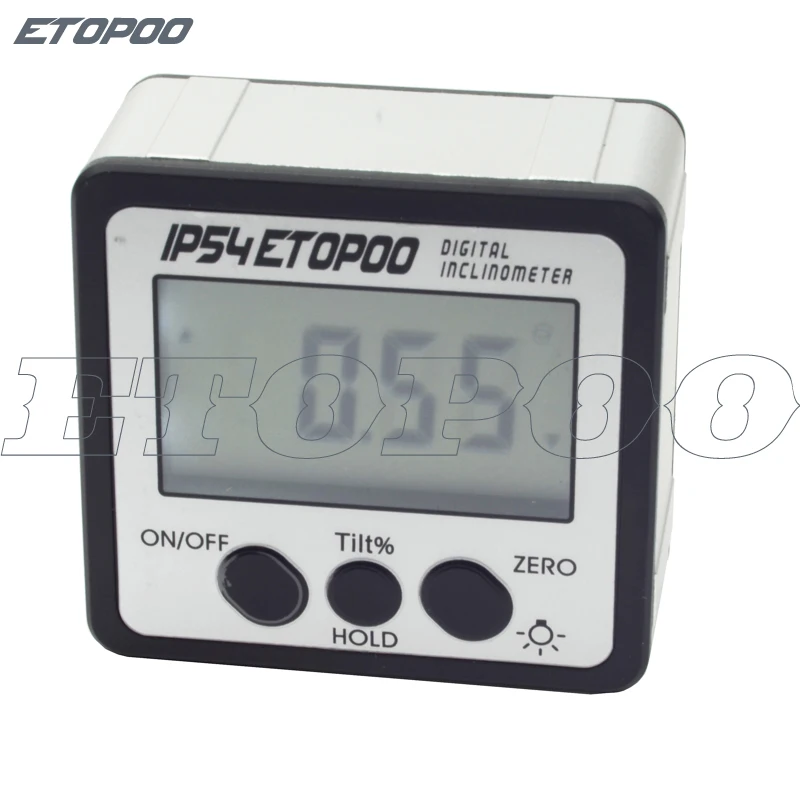

1PCS IP54 Mini Digital Angle Gauge With Backlight Electronic Protractor Inclinometer Level Box Angle Meter With Magnetic Base