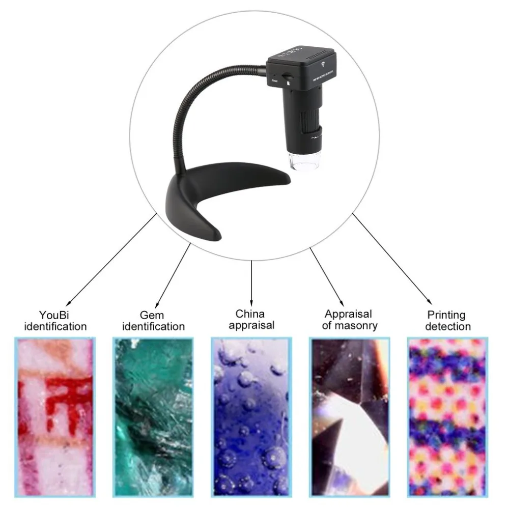 

Handheld 10X~200X Internet WiFi Digital Microscope 6 LED Light Durable For Android Economic Internet Wifi Digital Microscope