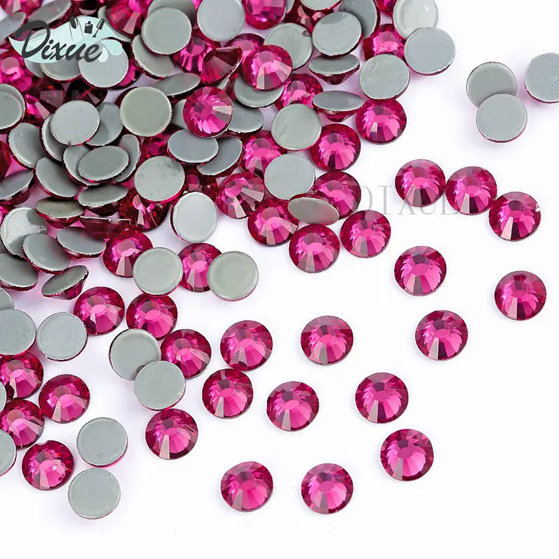 

Hot Fix Rhinestones ss6 ss10 ss16 ss20 ss30 Flatback Rhinestones Hotfix for nail art