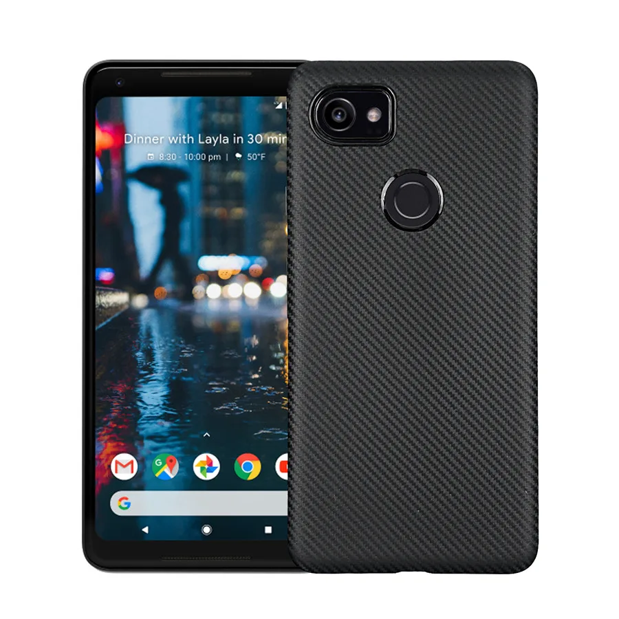 

Synthetic Fiber Case Fundas For Google Pixel 2XL Case for Google Pixel 2 XL soft Carbon Fiber tpu Plastic Back Cover Phone Cases