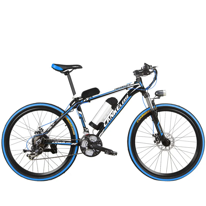 Flash Deal Lankeleisi MX3.8 Mans 21 Speeds Electric Bicycle 240Watt 48V Disc Brakes 2