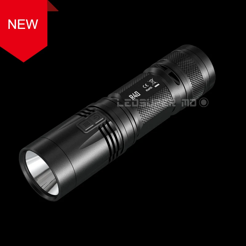 Factory Price Nitecore R40 XP-L HI LED 1000 Lumens Inductive Charging 520 Meters Long Range Searchlight Flashlight