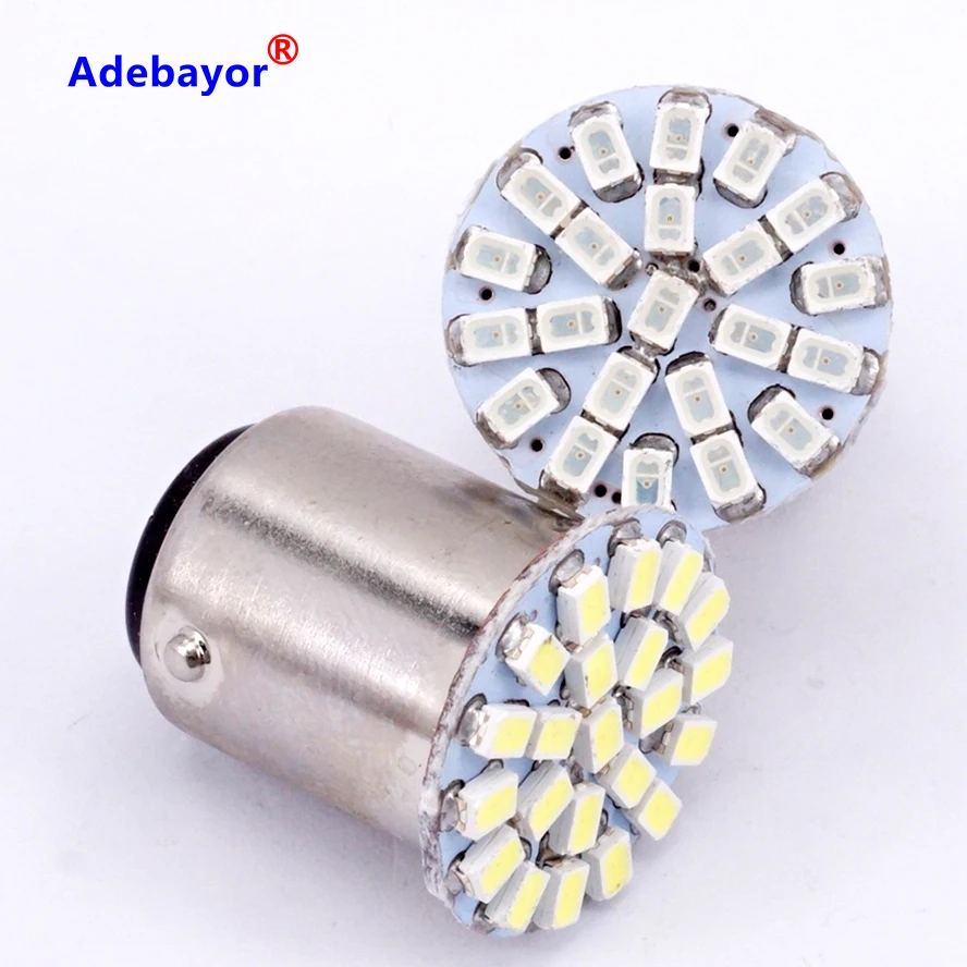 20X1157 BAY15D P21/4w 22 smd СВЕТОДИОДНЫЕ лампы 3020 SMD Автомобильные светодиодные фонари 1206