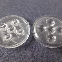 Lj-35.6-5* 1 высокое качество светодиодных оптические линзы 5 P, ПММА материалов, объектив Диаметр: 35.6 мм, 30 градусов, поверхность сетки