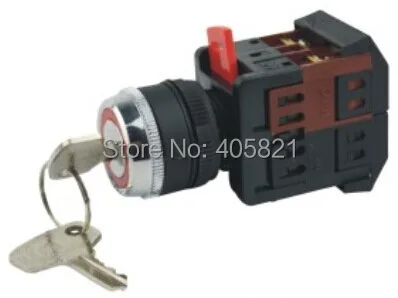 

Selector Push Button Switch With Key 2 Position 22MM