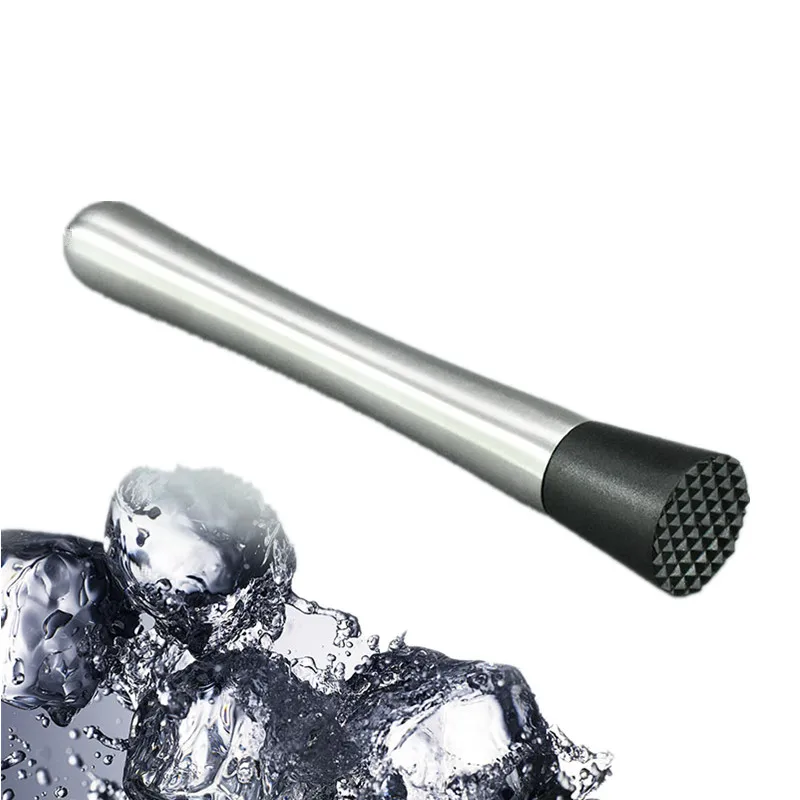 1 Piece Stainless Steel Cocktail Muddler Mojito Masher Bar Mixer Broken