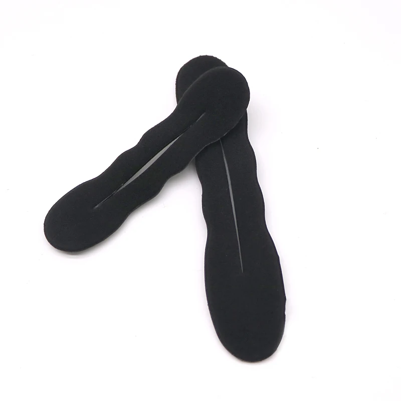 2pcs Fashion Black Hair Twist Sponge Clip Foam Donut Bun Curler Hair Braid Tool Braiders Maker Hair Styles Tools