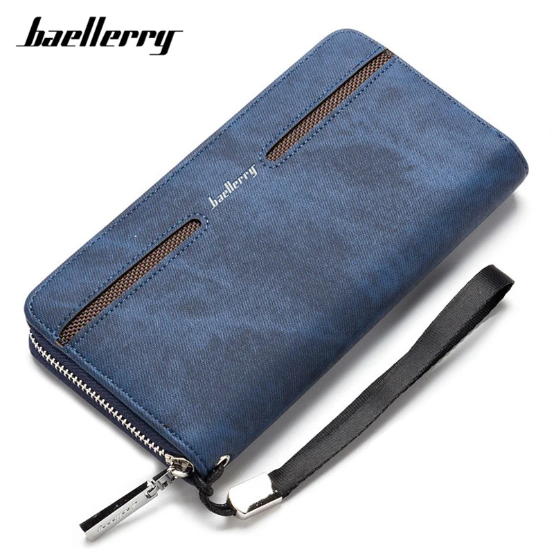Baeller Clutch Wallets Men Credit Card Holders Zipper