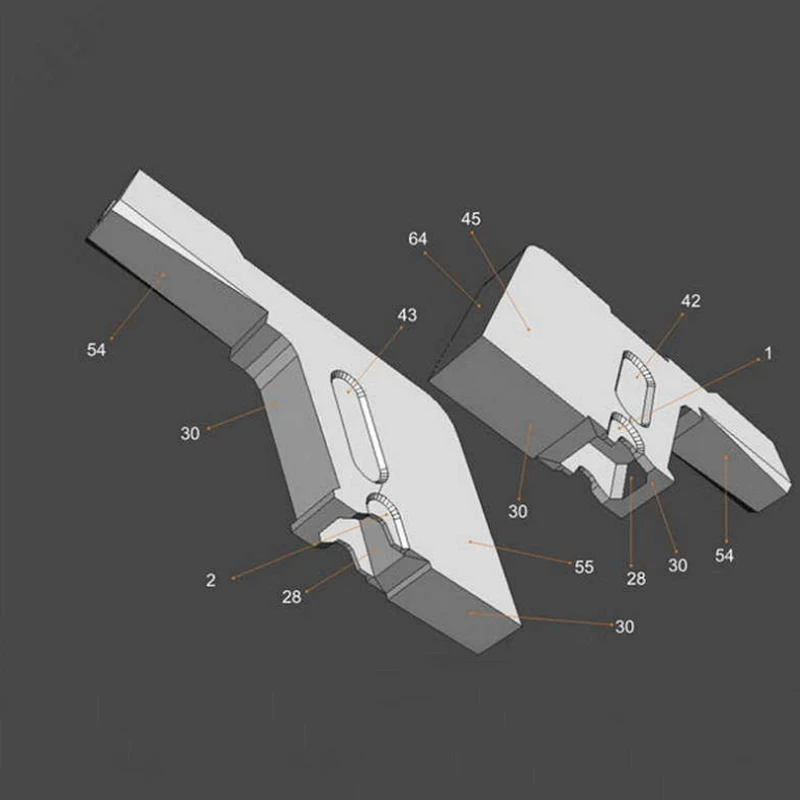 3D бумажная модель ручной DIY винтовка черный аналоговый KRISS Super V светильник портативный удобство Прохладный