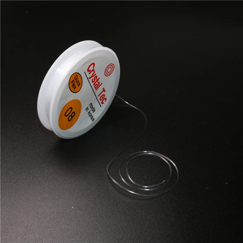 

10pcs/lot Cords 0.5/0.6/0.7/0.8/1.0mm Transparent Stretchy Elastic Bead String Thread Jewelry DIY Bracelet Necklace Accessories