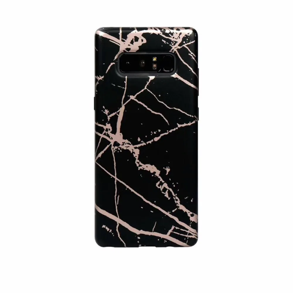 

Ritozcase New Luxury Golden Marble Stone Case For Samsung galaxy s8 s9 plus note 8 6.3inch Fashion IMD Full back Cover Funda