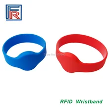 500 шт силиконовый RFID браслет с MF1 S50 браслет протокол ISO14443A частота 13,56 МГц