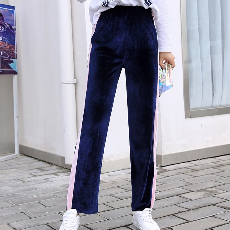 S-5XL Fashion High Waist Sweatpants Women Plus Size Loose Wide Leg Pants Casual Elastic Waist Panelled Trousers Pantalon Mujer S-5XL Fashion High Waist Sweatpants Women Plus Size Loose Wide Leg Pants Casual Elastic Waist Panelled Trousers Pantalon Mujer