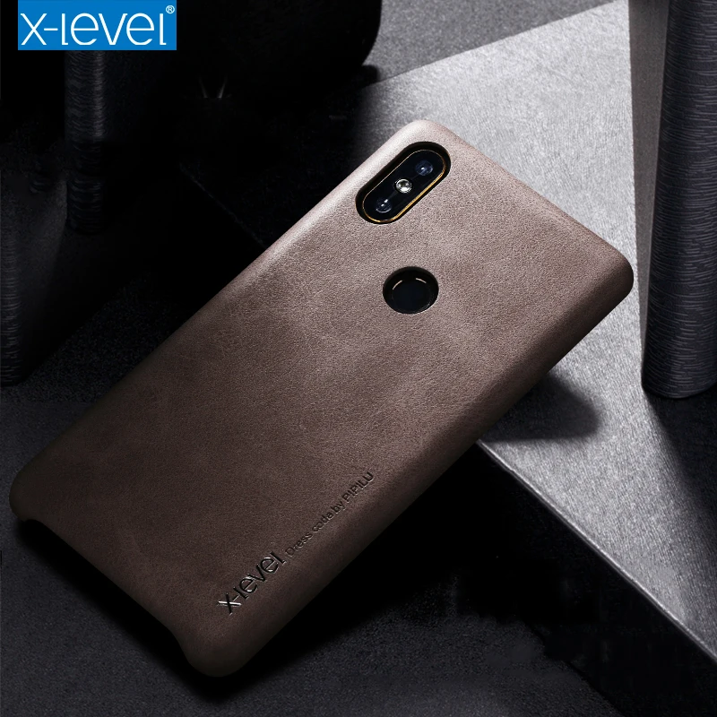 

For Xiaomi Mi Mix 2S case X-Level Luxury Vintage Retro Slim PU Soft Leather Back Cover for Xiaomi Mix 2S phone Case Coque