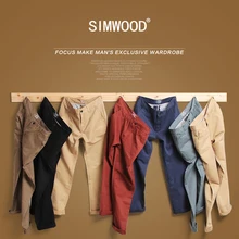 Simwood Brand Autumn Winter New Fashion 2016 Slim Straight font b Men b font Casual font