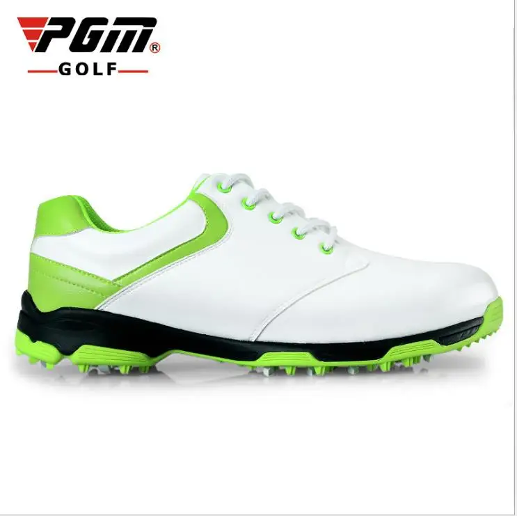 Мужские туфли для гольфа, новинка, оригинальные туфли для гольфа высокого качества, водонепроницаемые мужские туфли ручной работы без шипов