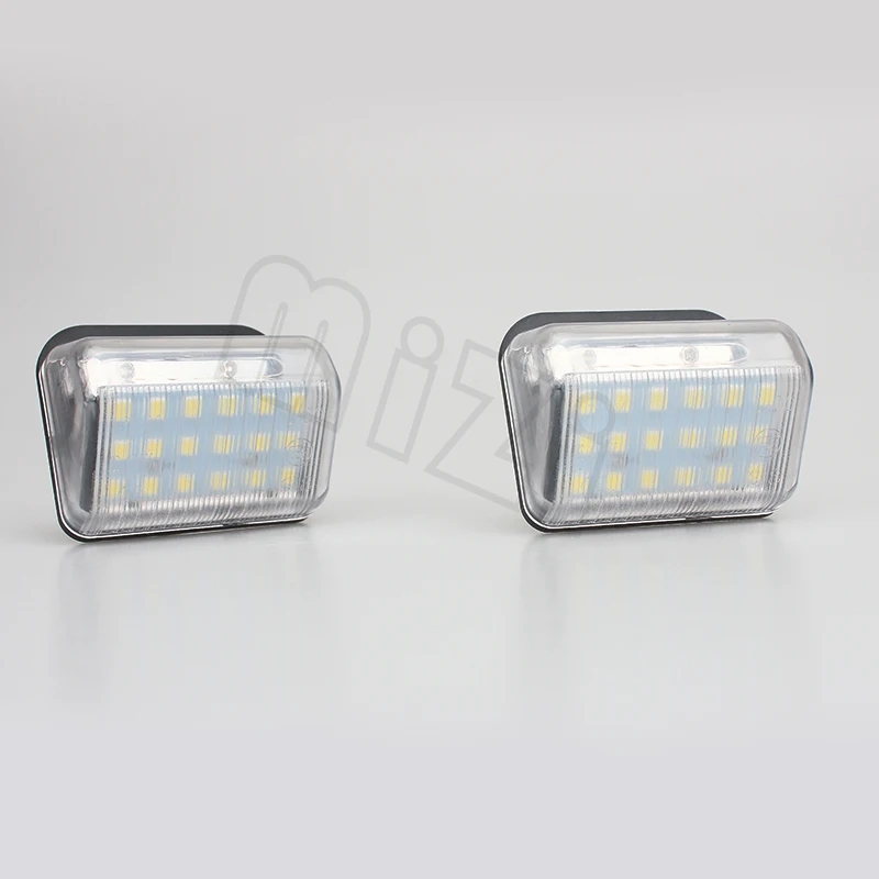 

MZORANGE 2Pcs Car LED Number License Plate Light 12V For Mazda 6 03- CX-5 13- CX-7 White SMD3528 LED Number Plate Lamp Bulb Kit