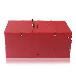 Скучно коробка Смешные отходы анти-давление деревянный ящик электронный ящик бесполезная забавная игрушка офисное украшение игрушка