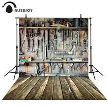 Allenjoy Photography backdrops Tools in dad's garage children background for photo studio