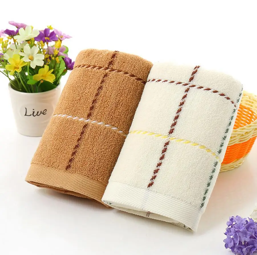plaid hand towels