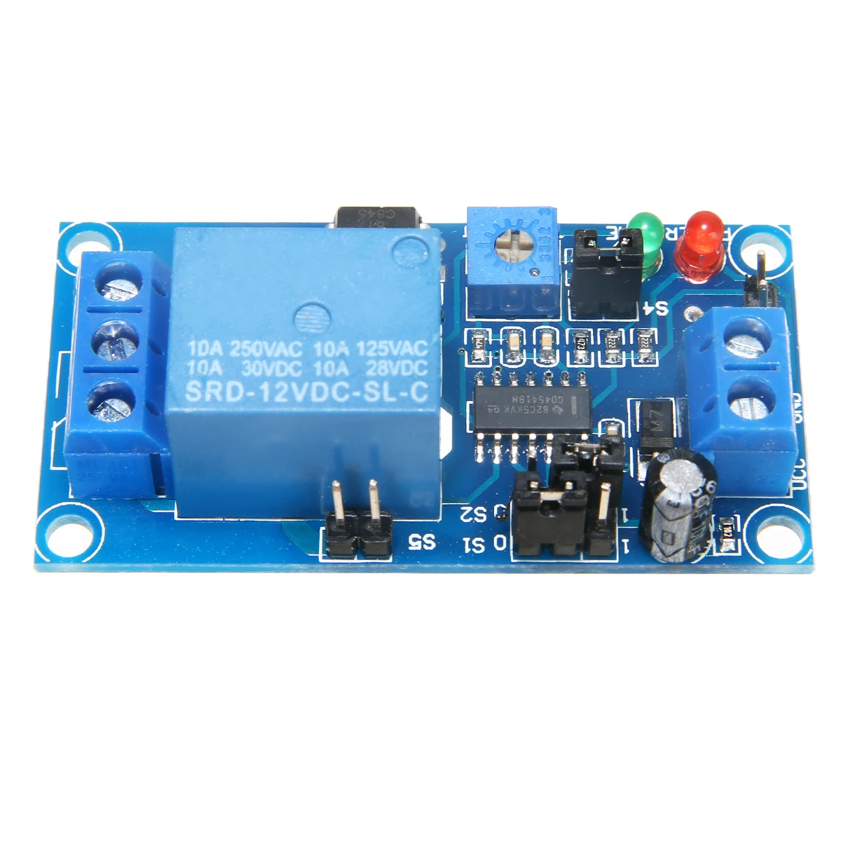 DC 12V Normally Open Type Triggered Delay Switch Time Delay Relay Module Circuit Timer Timing Board Switch Trigger