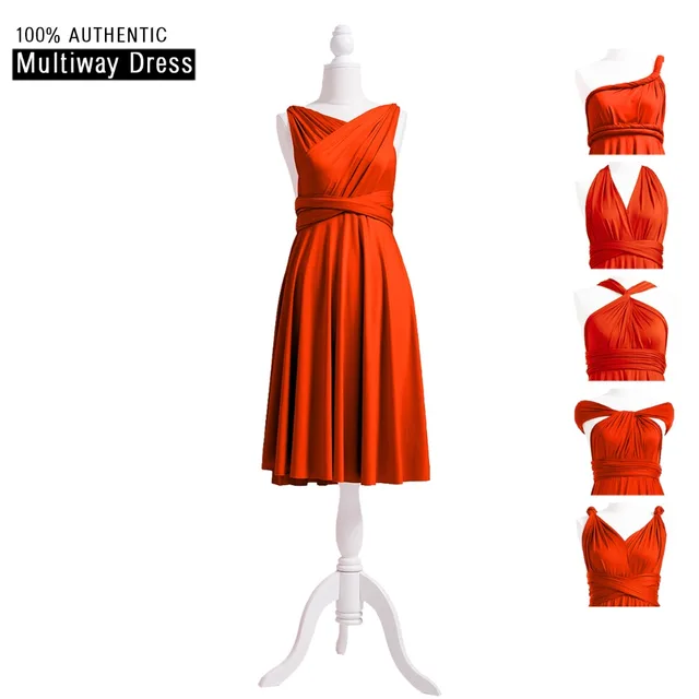 Burnt Orange Bridesmaid Dresses