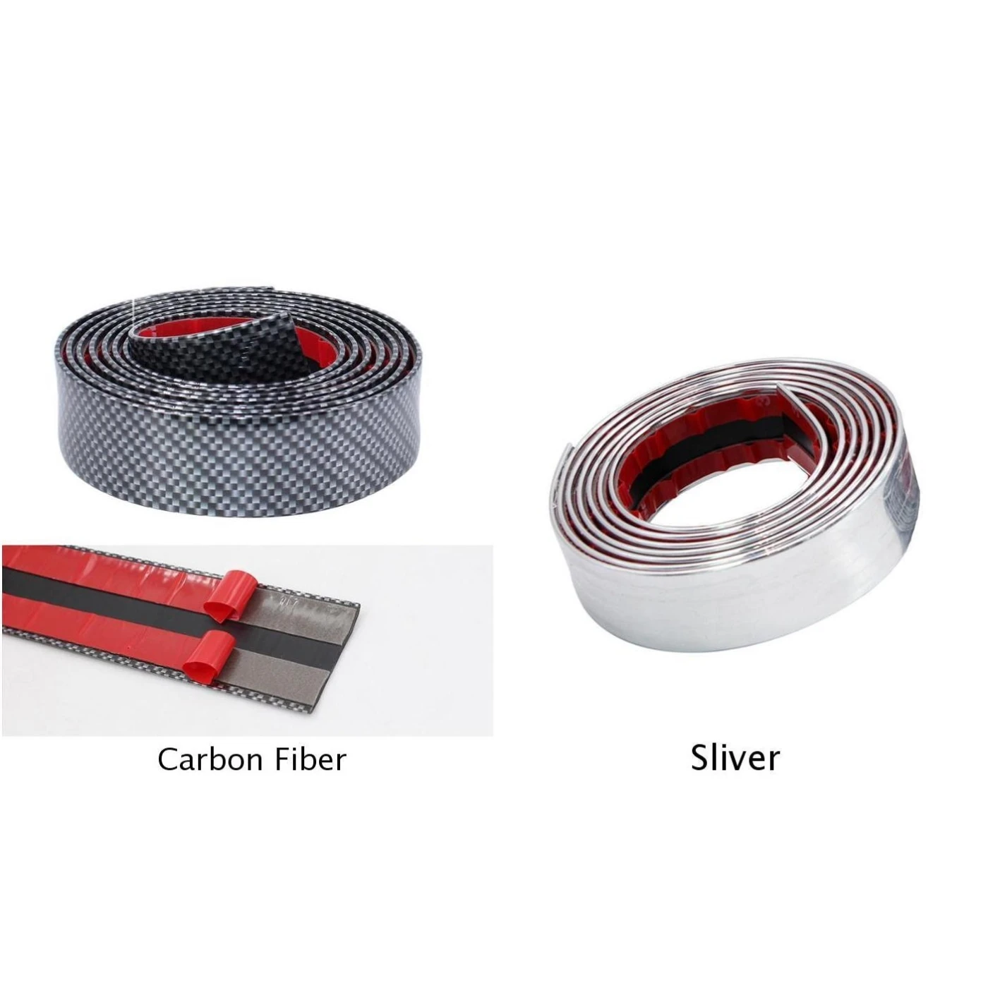 Углеродное волокно автомобиля литье отделка протектор Универсальный бампер полосы водонепроницаемый