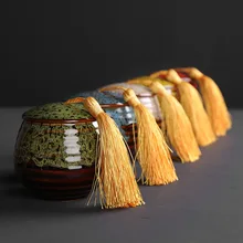 Wucai Jun kiln керамический чайник печи меняющий герметичный горшок Pu'er чайный горшок зеленый чай черный чай маленький размер банка просыпающийся чай ja