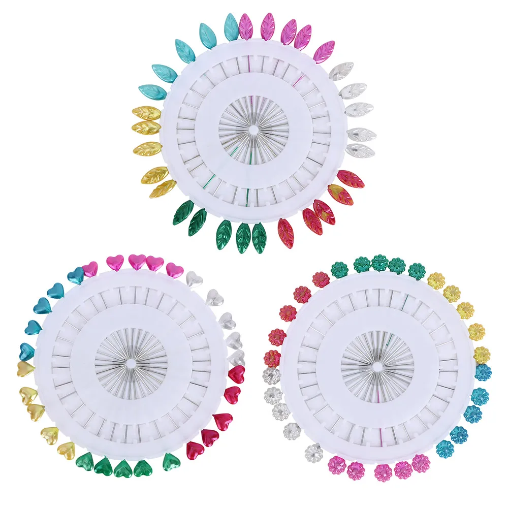 

30Pcs/Plate DIY Colorful Head Pins Wedding Corsage Sewing For Jewelry Components Sewing Dressmaking Accessories Pins Tools