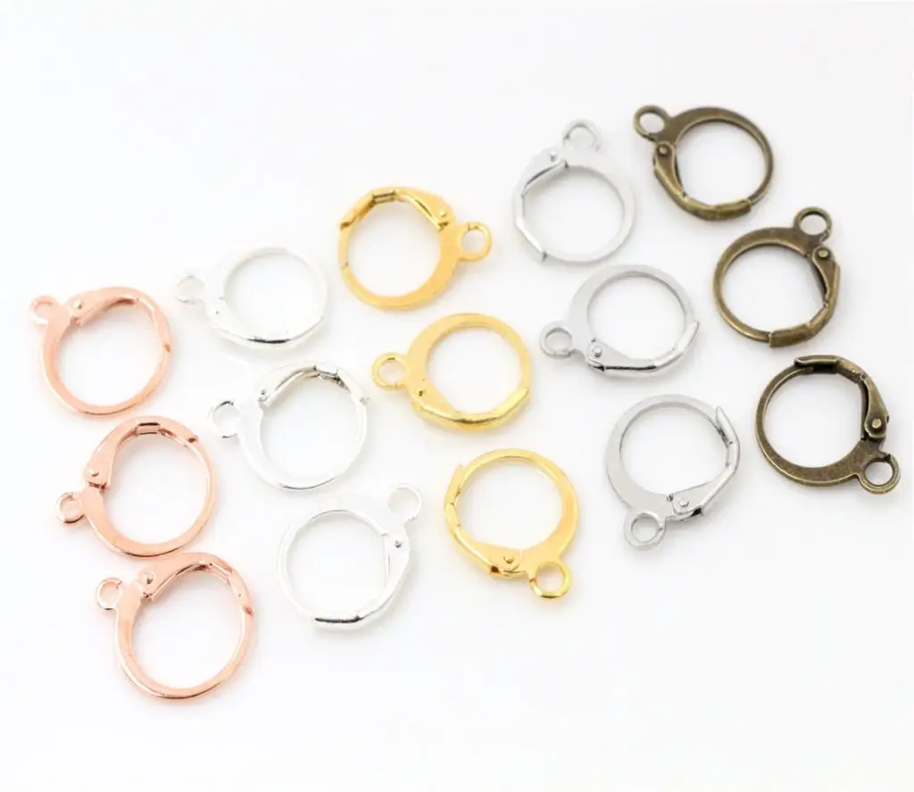 14x12mm 30pcs High Quality Silver And Rose Gold Bronze Rhodium Plated