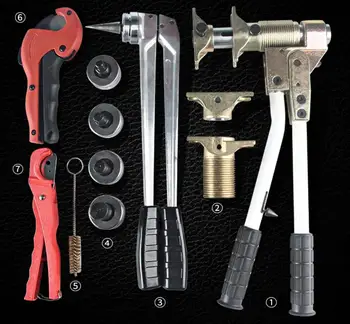 Online Crimping Pliers PEX-1632 Sliding Tool Tensioner Pressure Pipe Expansion Pipe Heating Pliers Plumbing Pipe Crimping Tool