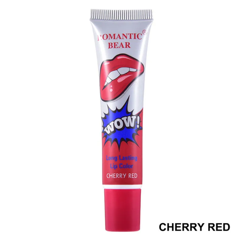 6 цветов, помада для макияжа, жидкий цвет, стойкий блеск для губ, матовый водонепроницаемый Бальзам для губ, инструмент для макияжа губ - Цвет: Cherry red