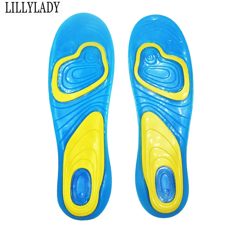 Orthotic Silicon Gel Insoles Foot Care For feet Shoes Sole Sport Insoles Shock Absorption Pads Arch Orthopedic Pad Insole