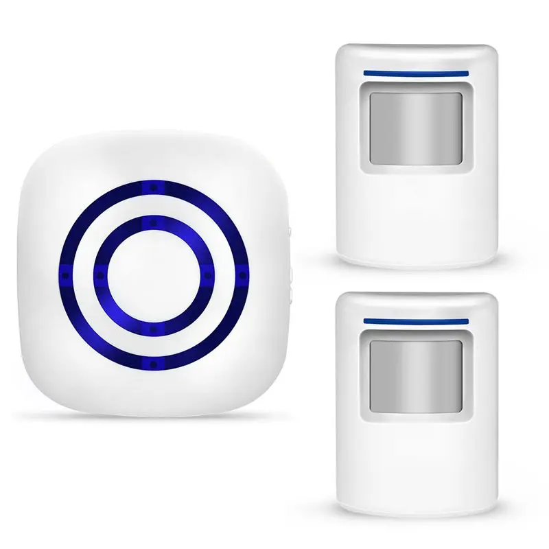 

Wireless Motion Sensor Detector Gate Entry Visitor Door Bell Chime Alert Alarm Home Security Alarm US Plug
