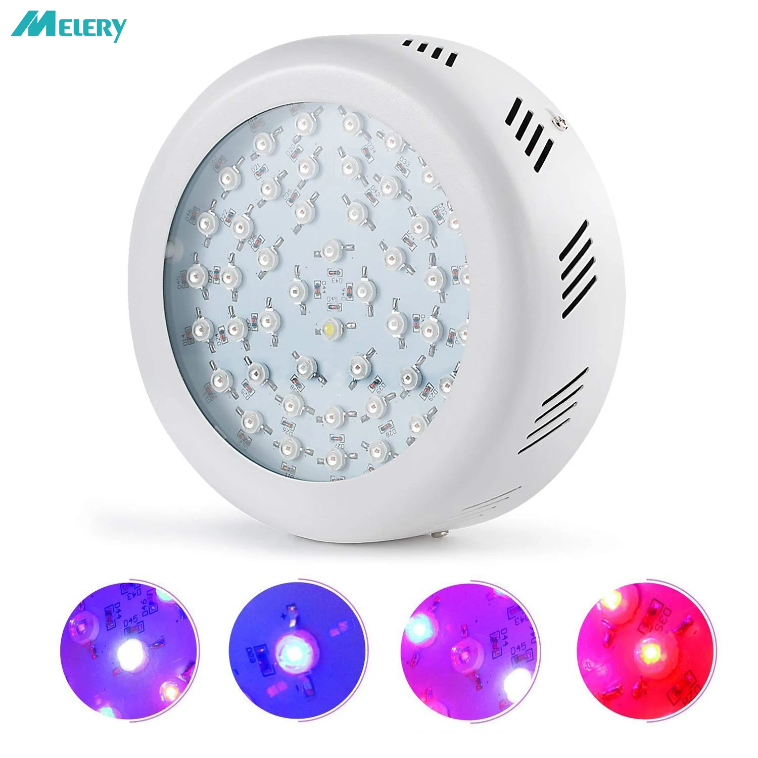 

LED Grow Lamp UFO 138W 9 Band Spectrum LED Grow Light Hydroponic Lights UV IR Light for Indoor Plant Growing Flowering Grow Tent