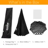 Godox – boîte à lumière parapluie octogonale Portable 80cm 32 pouces, boîte à lumière + réflecteur de grille en nid d'abeille pour TT685 V860II ► Photo 2/6
