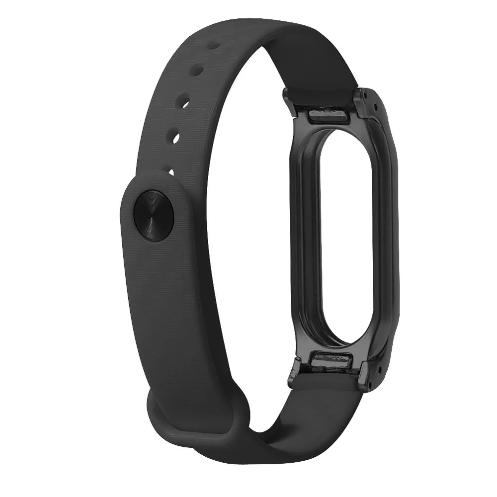 Мода ТПЭ Карбон дизайн спортивный ремешок замена Браслет для Xiaomi Mi Band 2 jiu12 Профессиональный Oct2