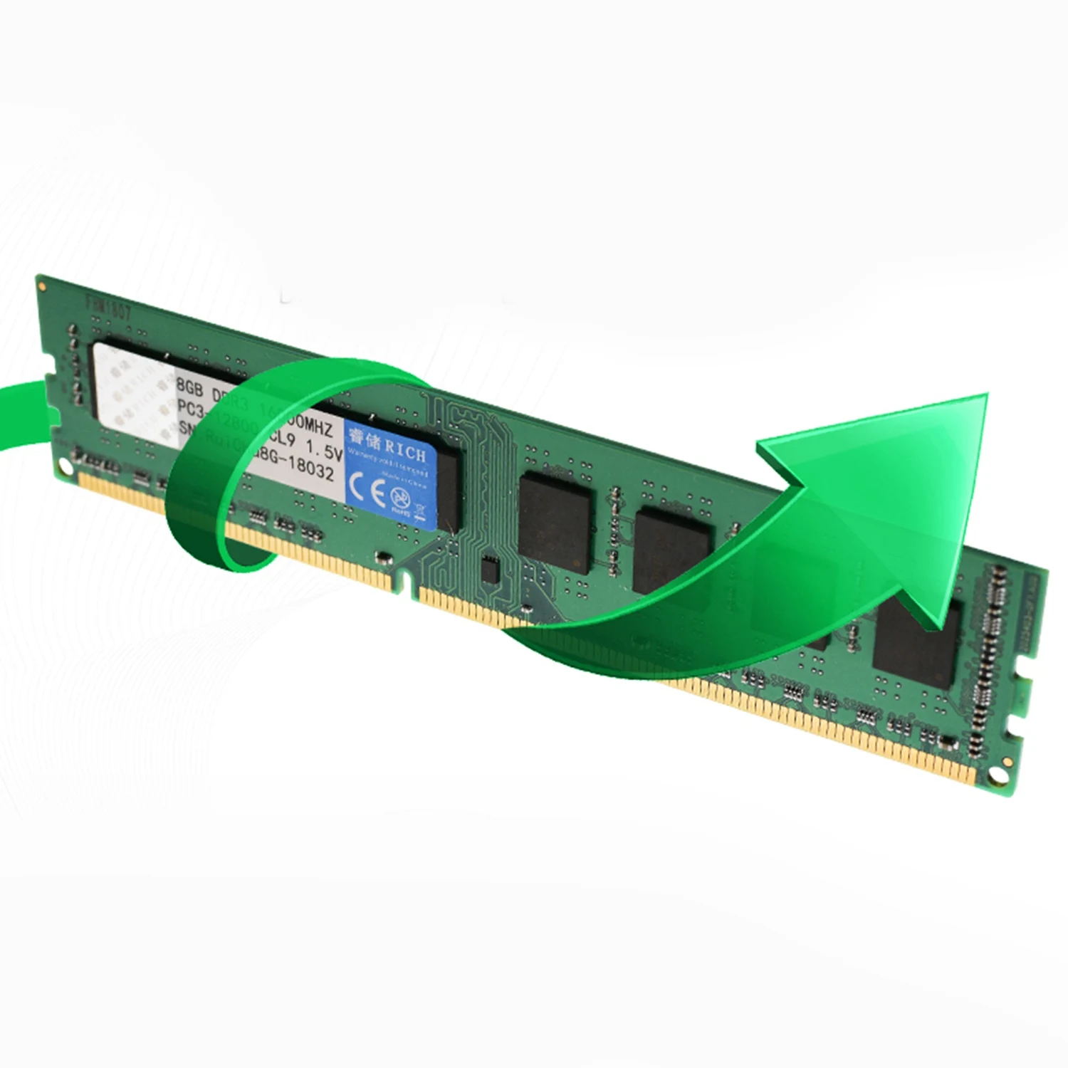 Горячая-Ruichu Ddr3 8G 1600Mhz 1,5 V 240Pin настольная оперативная Память память для материнской платы Amd