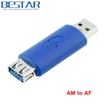 

4.8Gbps Blue USB3.0 USB 3.0 adapter AM TO AF A type Male to Female extension Adapter Connector