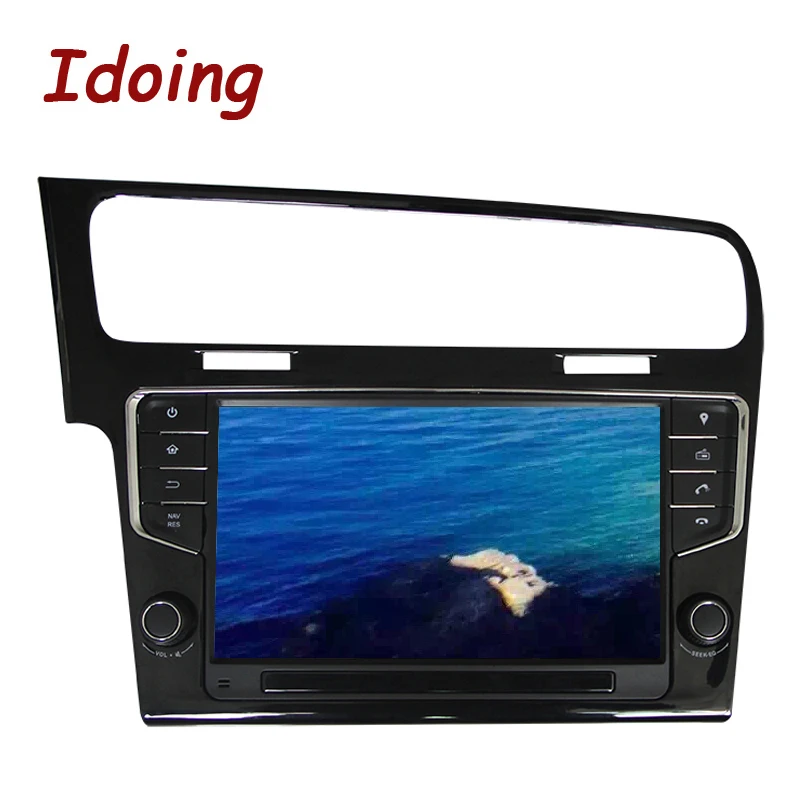 Excellent Idoing 1 Din Android 9.0 For GOLF 2013 Steering-Wheel Car Multimedia Video Player Fast Boot 8Core 4G+32G Navigation bluetooth 2