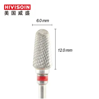 

Cross cut fine (0224.060)- ISO140 -Tungsten Carbide Burs - HIVISOIN Carbide Nail Drill Bit&Dental Burs