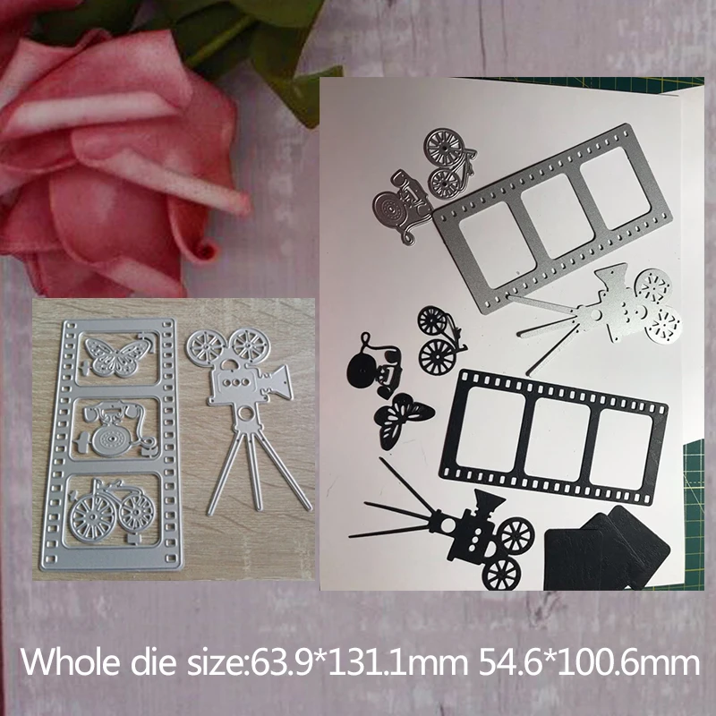 

camera and photo Cutting Dies Stencils for Scrapbooking Card Decor Diy Crafts Die-cutting and cutting dies