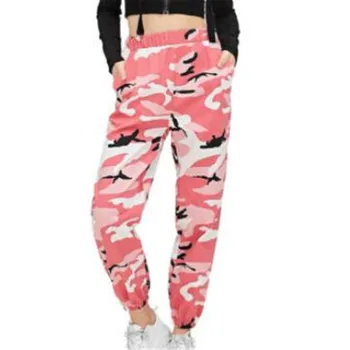 

Women Cargo Trousers Casual Hip Hop Pants Fashion Cool Military Army Combat Camo Hiking Pants New 2019 Ladies Cargo Camo Pants