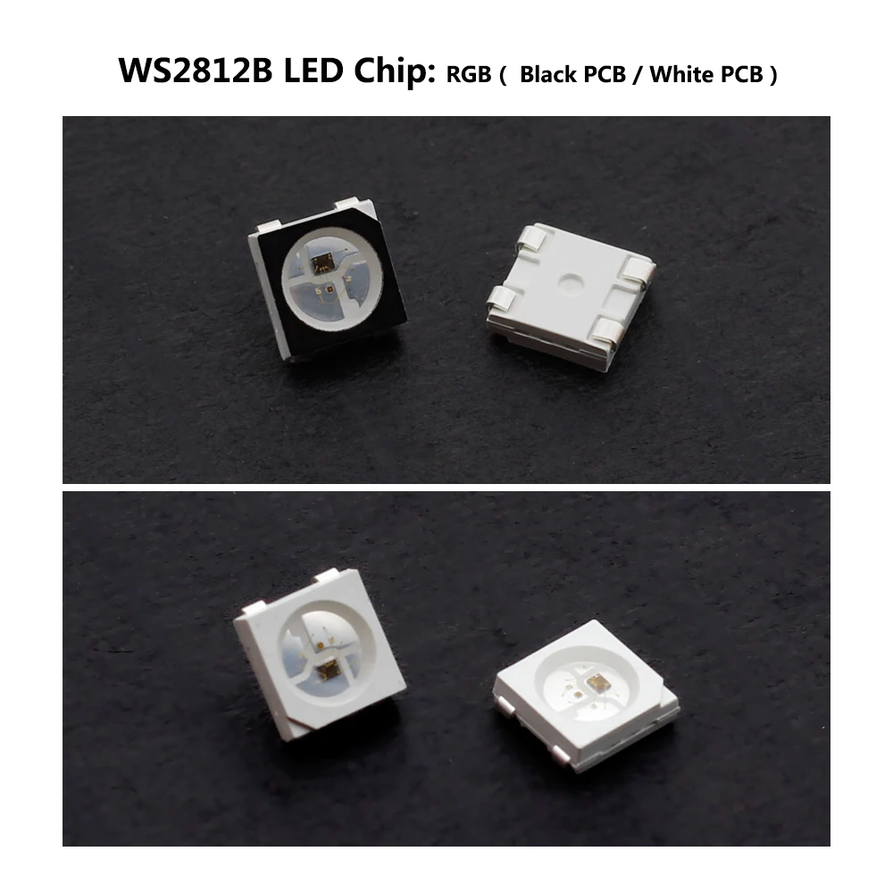 WS2812B SK6812 RGB RGBW RGBWW WWA 5050 3535 светодиодный чип 10 ~ 1000 шт. DC5V встроенный IC DIY