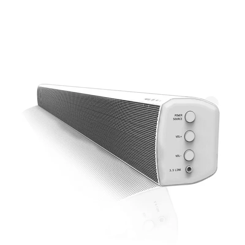 LONPOO Bluetooth Саундбар домашний кинотеатр Сабвуфер Звук бар белый динамик стерео