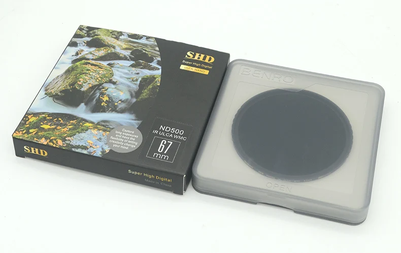 Benro SHD ND500 IR ULCA WMC фильтр высокого качества оптика ND фильтры водонепроницаемый анти-Масляный фильтр DHL
