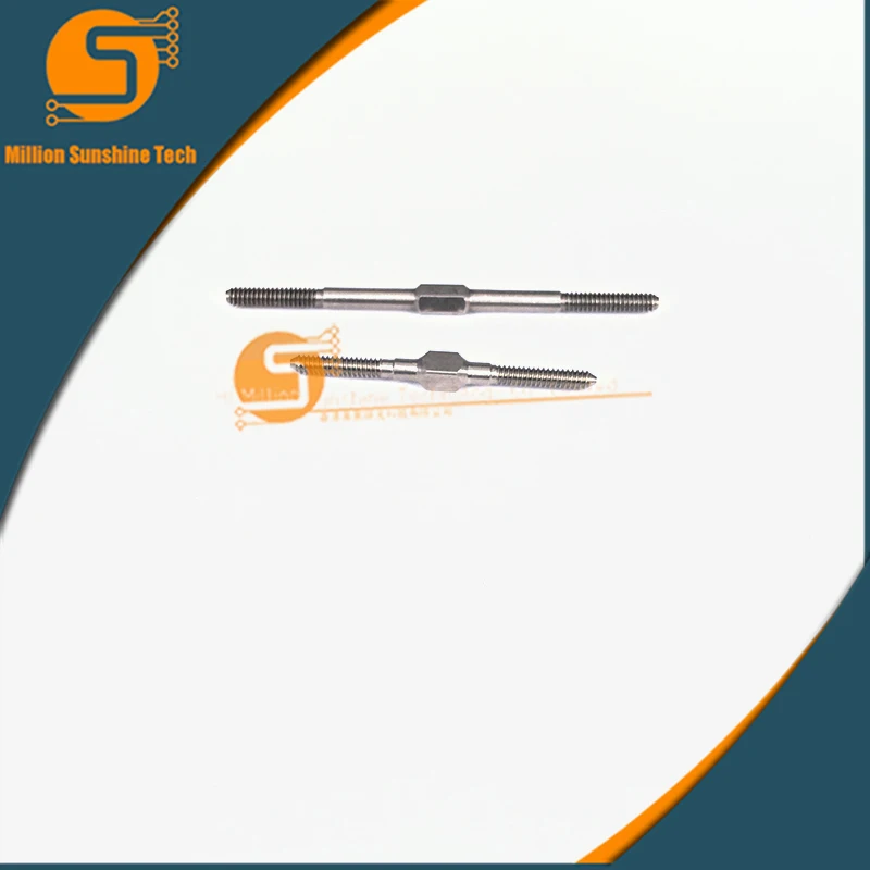 10PCS M3 Stainless Steel Hexagonal type US-us positive and negative tooth push rod steering gear control lever